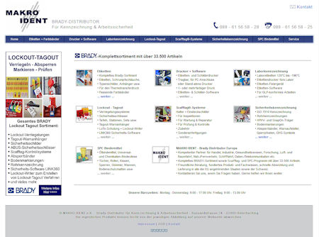 Brady Kennzeichnungs- und Arbeitssicherheitslösungen