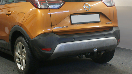 Starre und abnehmbare Anhängerkupplung für den Opel Crossland X bei www.ahk-preisbrecher.de mit Video