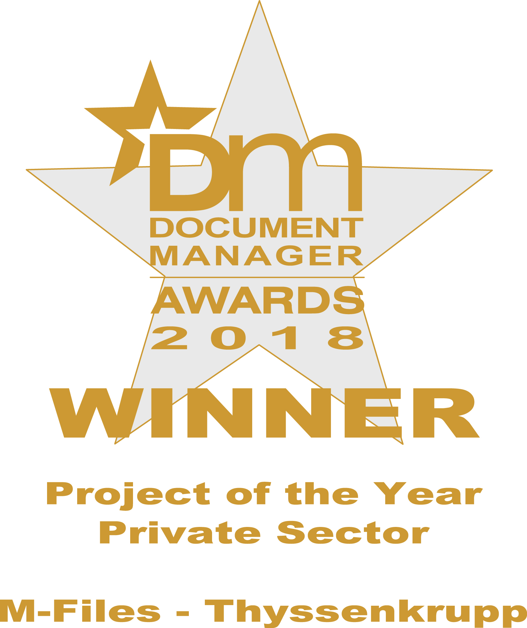 M-Files und thyssenkrupp Elevator erhalten Document Management Award
