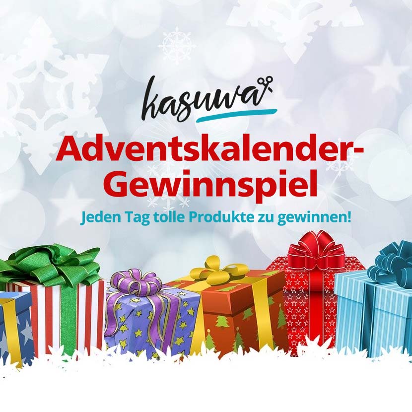 kasuwa Adventskalender – Jeden Tag ein tolles Produkt aus dem riesigen Sortiment von kasuwa zu gewinnen