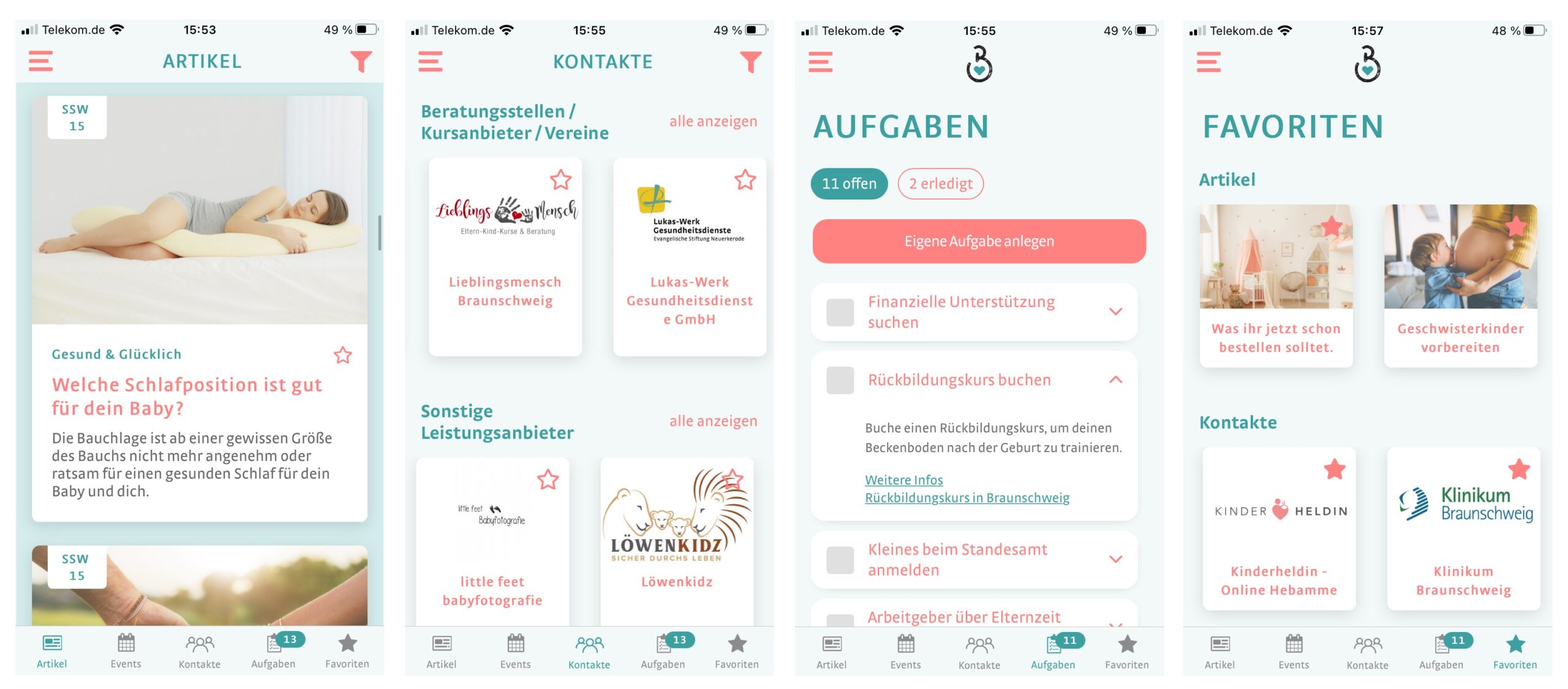 Braunschweiger Geburtskliniken starten gemeinsame Schwangerschafts-App