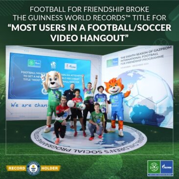 „Football for Friendship“ stellt nach 2019 neuen GUINNESS WORLD RECORDS(TM) auf
