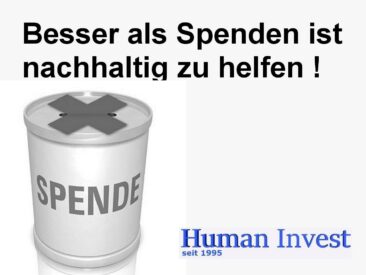 Warum Sie zu Weihnachten nicht mehr spenden sollten. Humanitäre Geldanlage ist der bessere Weg.