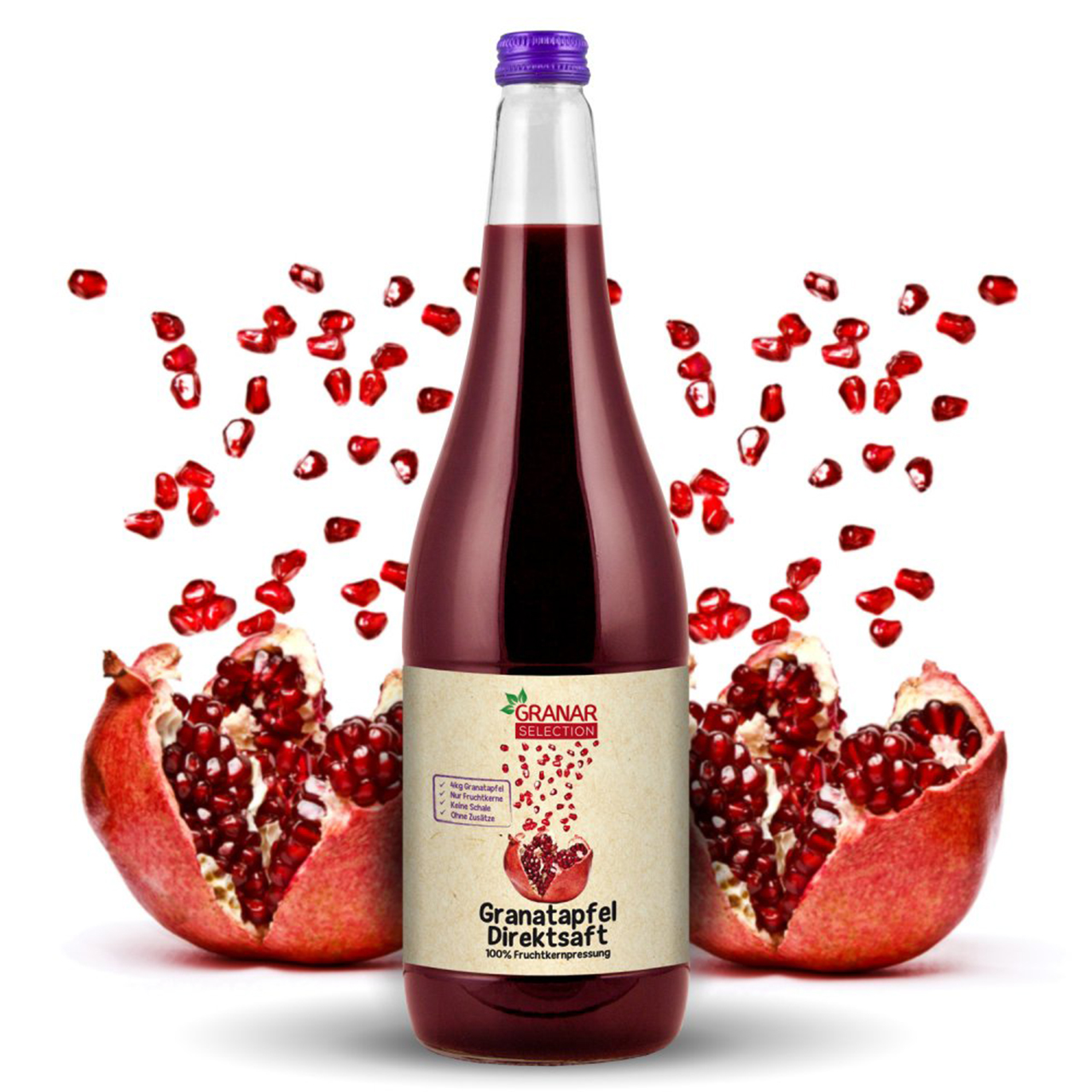 Zum 4. mal der beliebteste Granatapfelsaft bei Amazon!