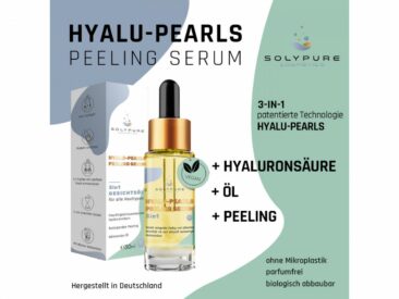 Aufatmen dank SolyPure Cosmetics(TM): Mehr wohltuende Hyaluronsäure für jeden Hauttyp, weniger Plastik-Abfall