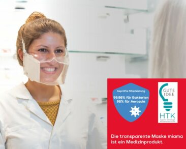Miama ist einzige transparente medizinische Maske aus Deutschland