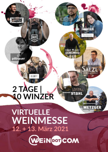 Veranstaltungstipp: Virtuelle Weinmesse – 2 Tage | 10 Winzer