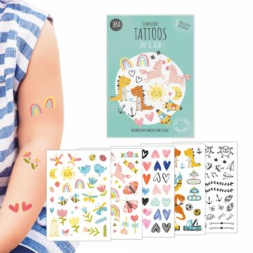 Start-Up JEKA aus Dresden bringt Kindertattoos „DU & ICH“ auf den Markt