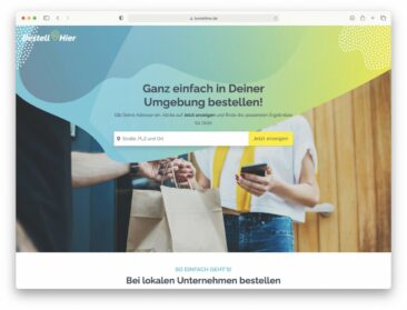 Bestellhier.de – die Online-Bestellplattform für Handel und Gastronomie