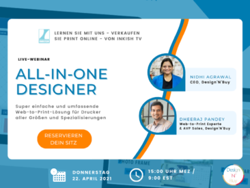Design’N’Buy stellt AIOD im Webinar von INKISH.TV vor
