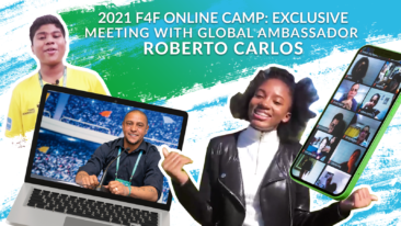 Roberto Carlos exklusiv: Globaler F4F-Botschafter stellt sich den Fragen junger Teilnehmer aus aller Welt