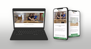 Holz Greiter relauncht die Unternehmenswebsite nach Mobile First Konzept mit einem Hauch von Wellness