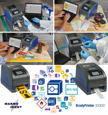 BradyPrinter i3300: Einfach bedienbarer, vielseitiger Etikettendrucker