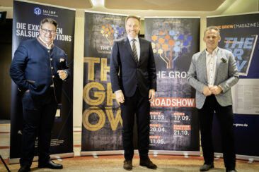 Christian Lindner und Georg Kofler gaben sich die Ehre: THE GROW Entrepreneurs Lunch