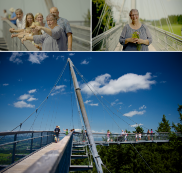 Filmdreh im skywalk allgäu für die Aktion Mensch