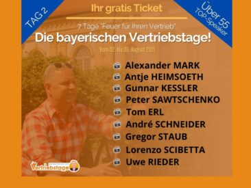 O´zapft is! Heute Tag 2 bei „Die bayerischen Vertriebstage“ von Uwe Rieder, der bayerische Vertriebsfreak