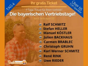 O´zapft is! Heute Tag 4 bei „Die bayerischen Vertriebstage“ von Uwe Rieder, der bayerische Vertriebsfreak