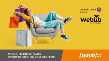 sysob: Exklusive Promo-Bundles von Alcatel-Lucent Enterprise und Weblib