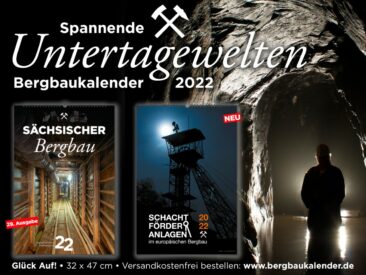 Die spannende Untertagewelt auf dem neuen Bergbaukalender 2022