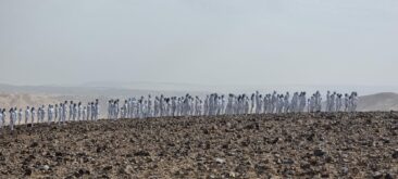 Neue Aktinstallation von Spencer Tunick am Toten Meer