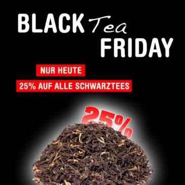 Black Tea Friday bei 1000tees – 25 Prozent auf alle Schwarztees