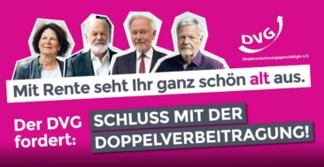 Das alte Lied von der steuerfinanzierten Rente zur Aktion: In der Rente seht Ihr ganz schön alt aus