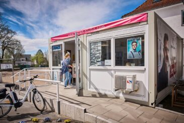 ELA Verkaufscontainern halten Betrieb aufrecht