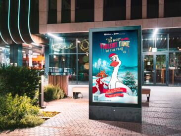 Im Mittelpunkt der „The Most Violent Time Of The Year“-Kampagne steht Fibi