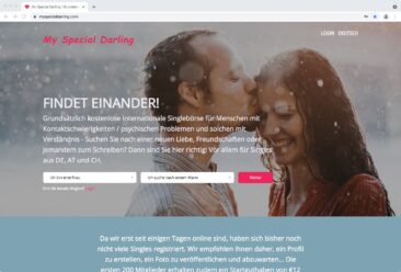 N E U – Singlebörse ‚My Special Darling‘