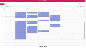 Online-Kalender ohne Registrierung