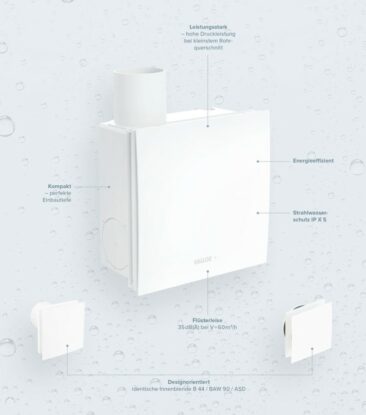 Systemanbieter VALLOX kombiniert ganzheitlich dezentrale Lüftungssysteme mit neuen Abluftsystemen