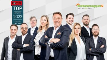 FOCUS-Business kürt Baufinanzierungspool24 zum Top-Arbeitgeber Mittelstand 2022