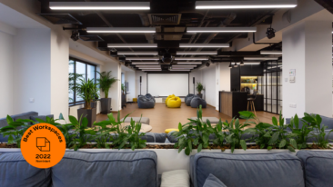 Grünes Büroquartier Centro Tesoro als Workspace of the Year 2022 nominiert