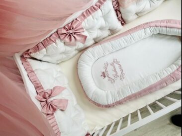 Handmade Babynest mit Namen