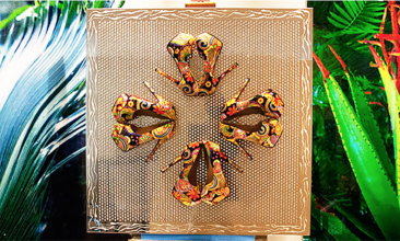 High Heels  3D-Edelstahl-Spiegelinstallationen