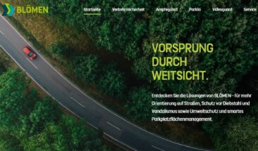 In modernem Design: Internetauftritt präsentiert Kompetenzen