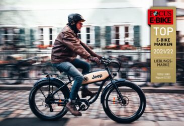 Jeep E-Bikes erhält Auszeichnung als Lieblingsmarke
