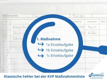 Die Maßnahmenliste: Der Tod für Ihren KVP-Prozess – aber warum?