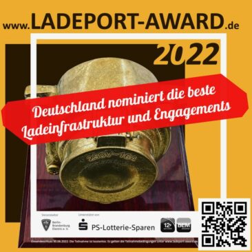 LADEPORT AWARD 2022 – Nutzerpreis für Engagements zum Aufbau von Ladeinfrastruktur startet