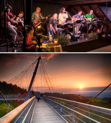 skywalk allgäu: Atmosphärisches Waldkonzert mit den Lanigan’s am 08.07.2022