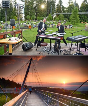 Wiesen-Open-Air am 30.06.2022: Wunschkonzert mit „Notenlos durch die Nacht“ im skywalk allgäu