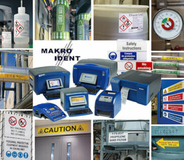 Farbige Industrie-Etiketten und Schilder selber drucken
