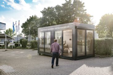 Homematic IP auf Tour im mobilen Messekonzept von ELA Container