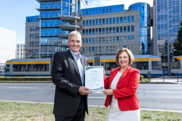 Leipziger Verkehrsbetriebe mit Regional-Auszeichnung „Gesunder Arbeitgeber 2022/23“ ausgezeichnet