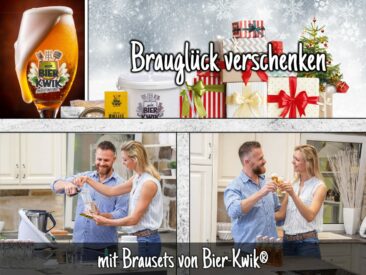 Brauglück mit den Brausets von Bier-Kwik® verschenken!