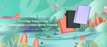 Das ugee S640 gibt es nun auch in den Farben Living Coral und Very Peri, um jüngere Nutzer anzusprechen