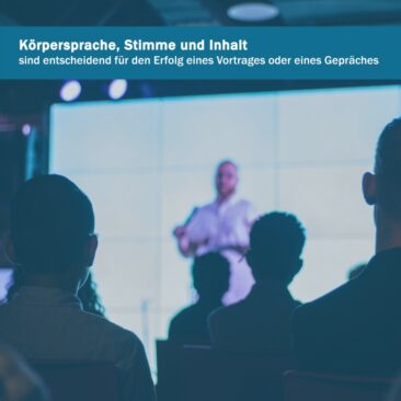 Der Erfolg bei Gesprächen und Vorträgen ist von verschiedenen Faktoren abhängig
