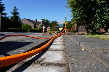 Glasfaserausbau in Oberhausen schreitet voran