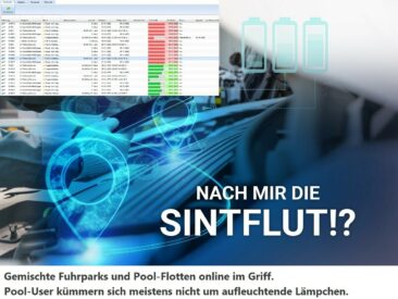 Pool-Fahrzeug genutzt und nach mir die Sintflut
