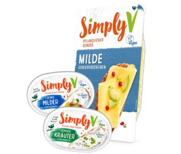 Gut, besser, Simply V – Deutschlands beliebteste Käse-Alternativen jetzt noch besser